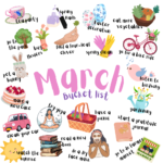 🌷March bucket list🌷